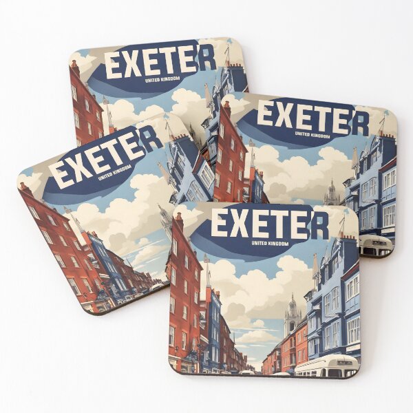 Item preview, Exeter Kingdom Vintage Travel Tourism  designed and sold by TravelersGems.