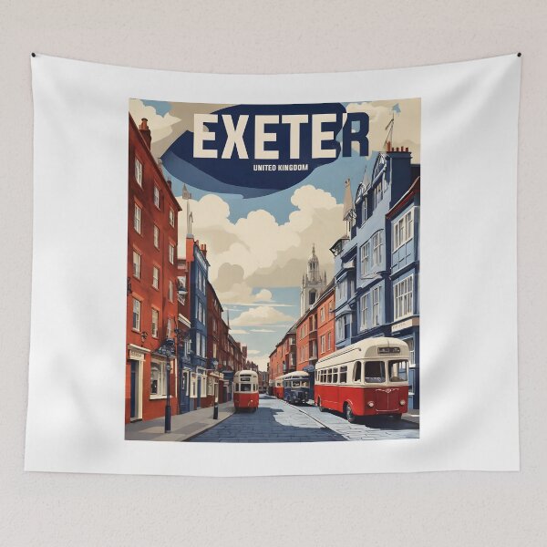 Item preview, Exeter Kingdom Vintage Travel Tourism  designed and sold by TravelersGems.