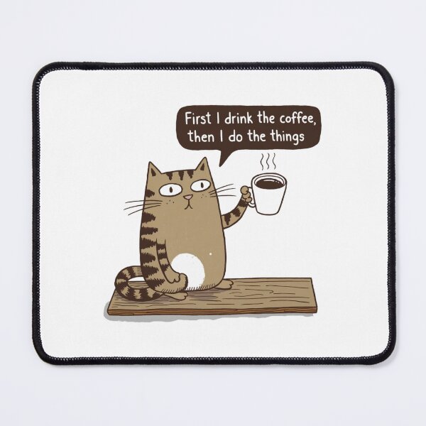 Item preview, Coffee first, Cat, funnyfits70, Humor, Funny, designed and sold by FunnyFits70.
