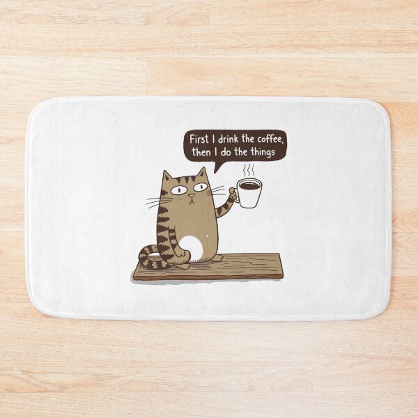 Item preview, Coffee first, Cat, funnyfits70, Humor, Funny,  designed and sold by FunnyFits70.