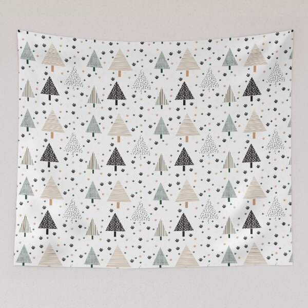 Item preview, Christmas Tree Winter Pattern  designed and sold by suescircus.
