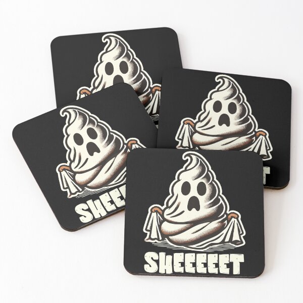 Item preview, Halloween Kacke Sheet Ghost Design Fun designed and sold by LuminOrb.