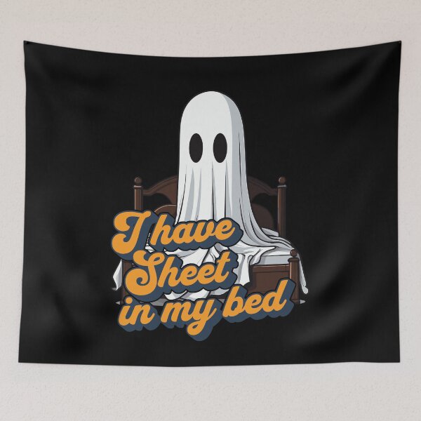Item preview, Funny Halloween Sheet In My Bed Ghost Humor designed and sold by LuminOrb.