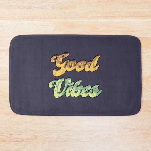 Item preview, 'Good Vibes' retro typography for positive energy designed and sold by trepiu.