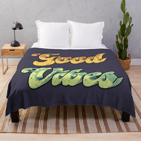 Item preview, 'Good Vibes' retro typography for positive energy designed and sold by trepiu.