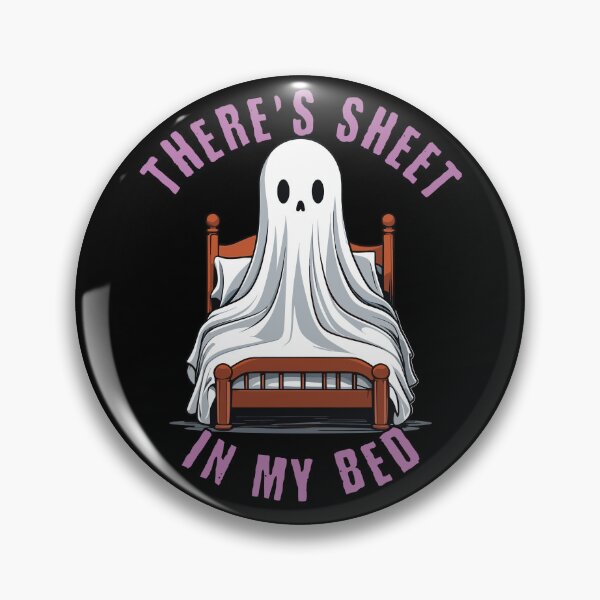 Item preview, Halloween Ghost Funny Bed Quote designed and sold by LuminOrb.
