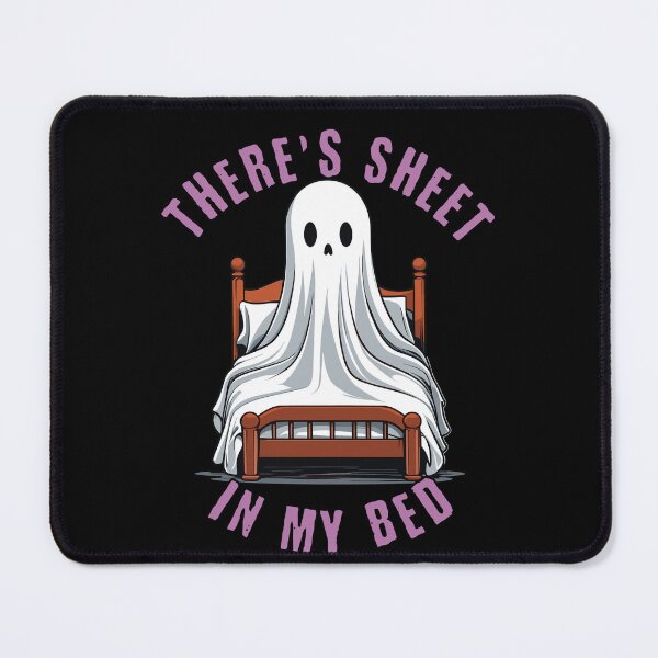 Item preview, Halloween Ghost Funny Bed Quote designed and sold by LuminOrb.