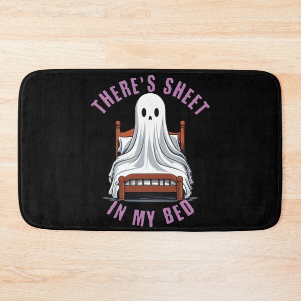 Item preview, Halloween Ghost Funny Bed Quote designed and sold by LuminOrb.