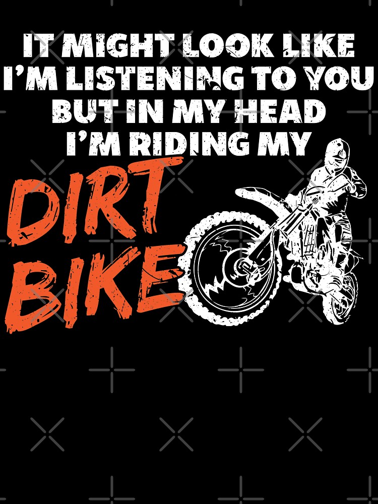 Riding My Dirt Bike In My Head Funny Dirtbike | Baby One-Piece
