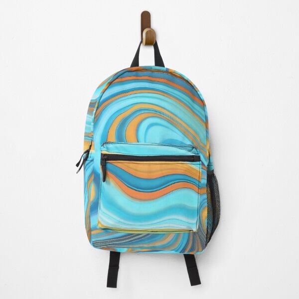 Item preview, Modern Retro Liquid Swirls Abstract Swirly Lines Contemporary Art 2 of 4 designed and sold by Beachy.