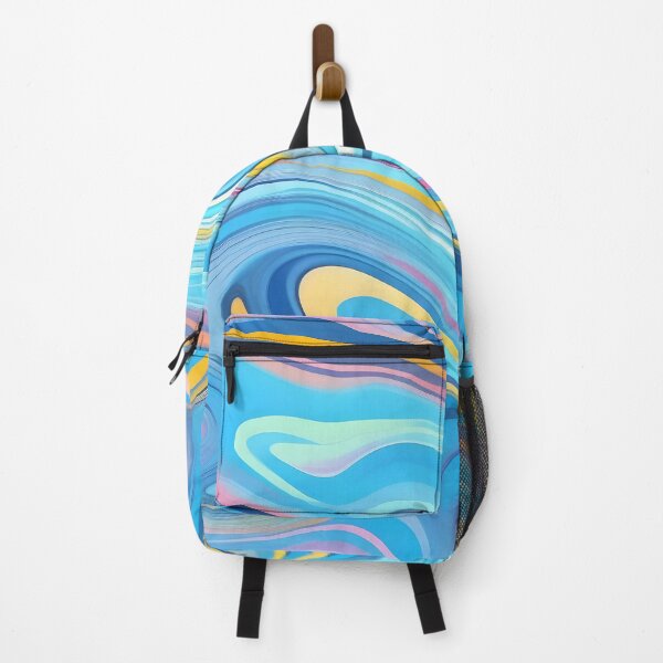 Item preview, Modern Retro Liquid Swirls Abstract Swirly Lines Contemporary Art 3 of 4 designed and sold by Beachy.