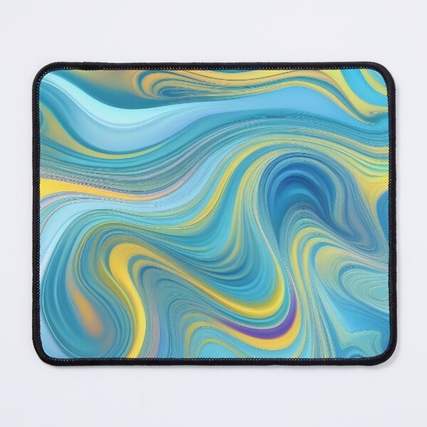 Item preview, Modern Retro Liquid Swirls Abstract Swirly Lines Contemporary Art 4 of 4 designed and sold by Beachy.