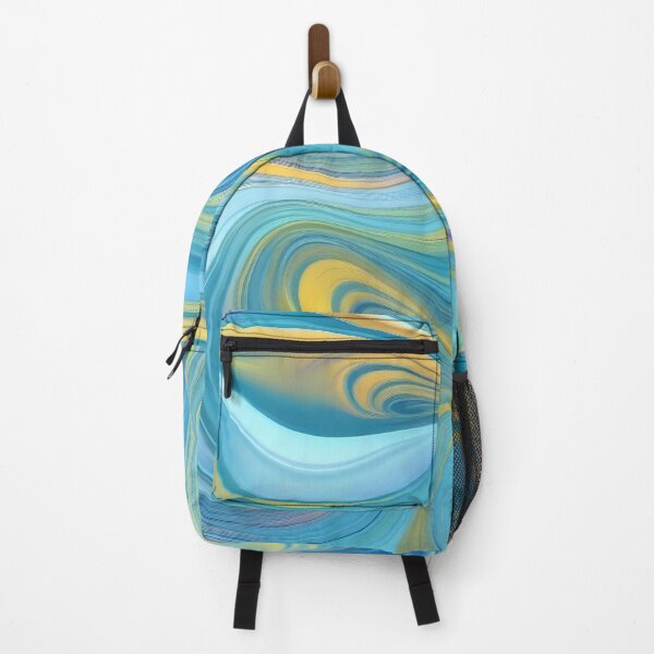 Item preview, Modern Retro Liquid Swirls Abstract Swirly Lines Contemporary Art 4 of 4 designed and sold by Beachy.