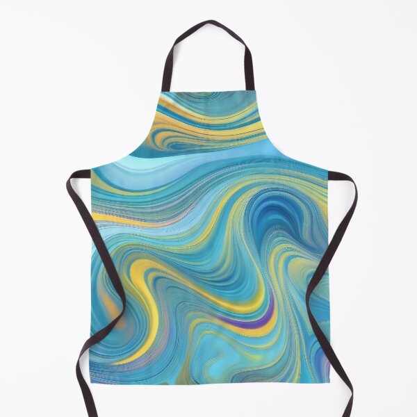 Item preview, Modern Retro Liquid Swirls Abstract Swirly Lines Contemporary Art 4 of 4 designed and sold by Beachy.