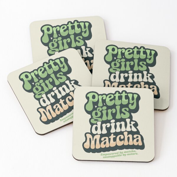 Item preview, Pretty Girls Drink Matcha, Retro 60s 70s Matcha Lovers designed and sold by emmjott.