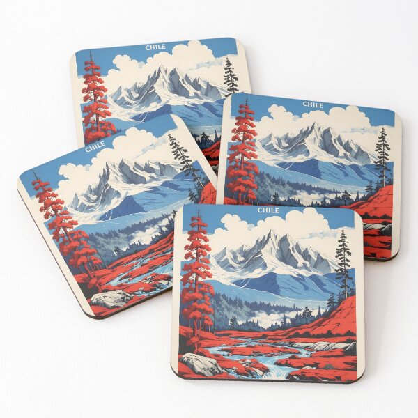 Item preview, El Bosque Chile Retro Vintage Poster Tourism  designed and sold by TravelersGems.
