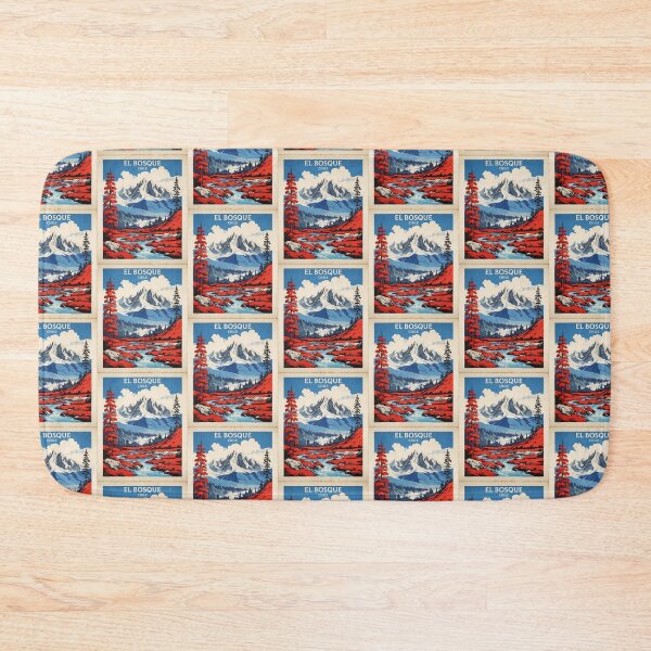 Item preview, El Bosque Chile Retro Vintage Poster Tourism  designed and sold by TravelersGems.