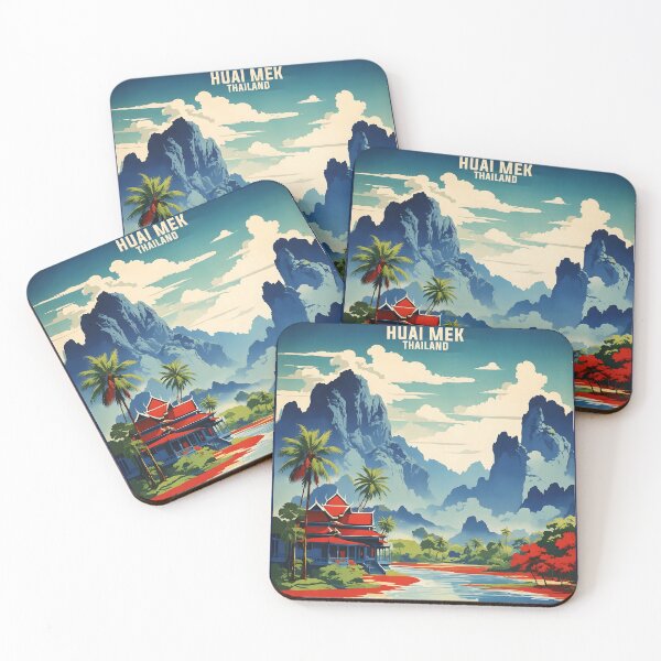 Item preview, Huai Mek Thailand Vintage Retro Travel Tourism designed and sold by TravelersGems.