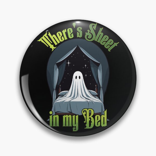 Item preview, Halloween Ghost Funny Bed Quote designed and sold by LuminOrb.