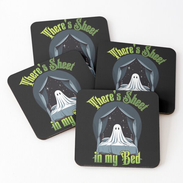 Item preview, Halloween Ghost Funny Bed Quote designed and sold by LuminOrb.