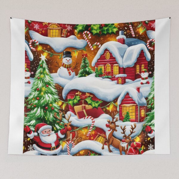 Item preview, Santa's Land. designed and sold by MyHappyArtShop.