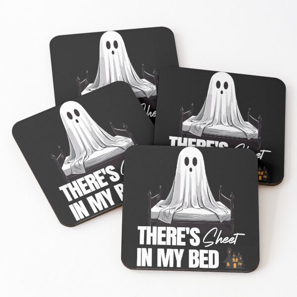 Item preview, Halloween Ghost Funny Bed Quote designed and sold by LuminOrb.