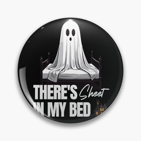 Item preview, Halloween Ghost Funny Bed Quote designed and sold by LuminOrb.