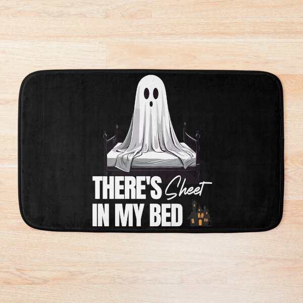 Item preview, Halloween Ghost Funny Bed Quote designed and sold by LuminOrb.