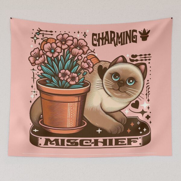 Item preview, Charming Mischief: The Tonkinese Playmate designed and sold by communedesigns.