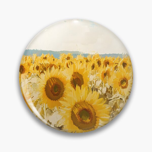 Item preview, sunflower landscape designed and sold by Naturapassion.