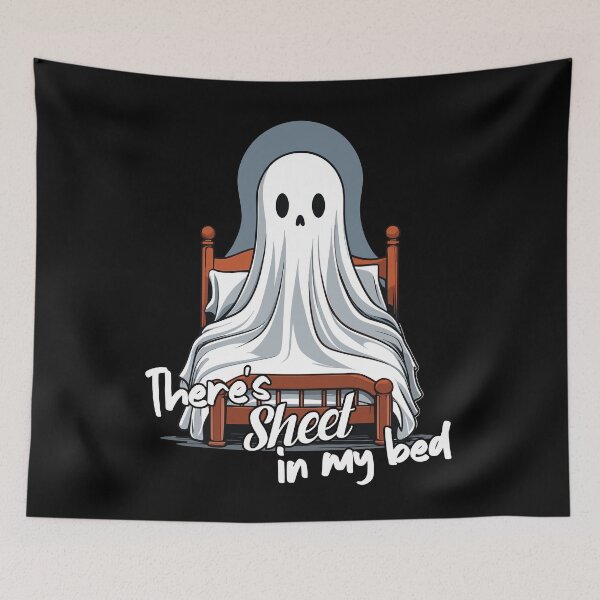 Item preview, Funny Halloween Sheet In My Bed Ghost Humor designed and sold by LuminOrb.