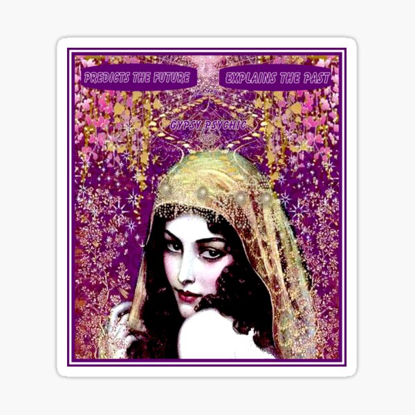 Item preview, GYPSY PSYCHIC : Vintage Future Predictions Print designed and sold by posterbobs.