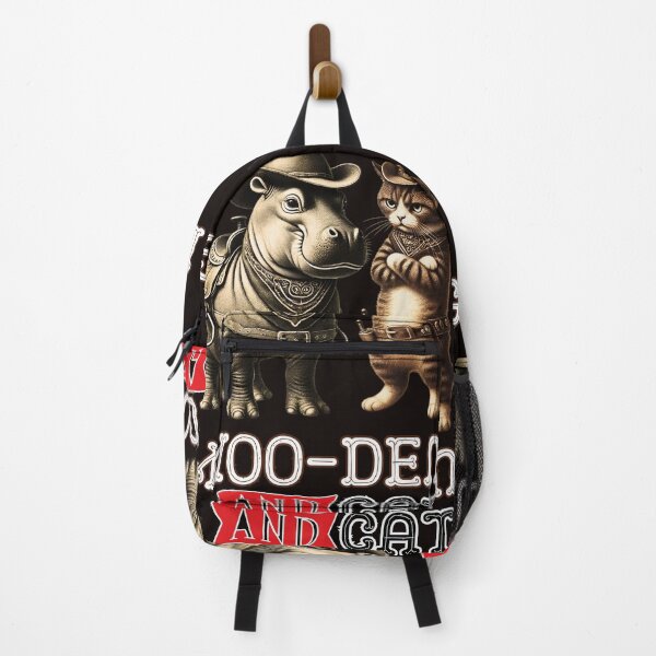 Item preview, Moo Deng & Cat Western Rodeo Sketch designed and sold by JediKittenWars.