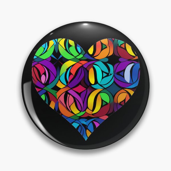 Item preview, Geometric Motif Love Friendship Connection Heart designed and sold by G-M-Designs.