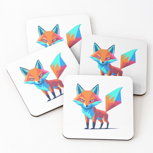 Item preview, Low-Poly Gazing Fox designed and sold by Wegetees.