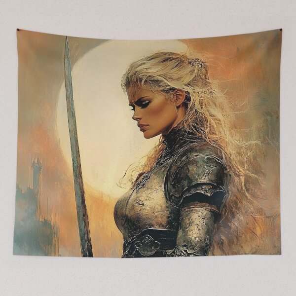 Item preview, Warrior Woman - Fantasy Art designed and sold by Seeker7Seven.