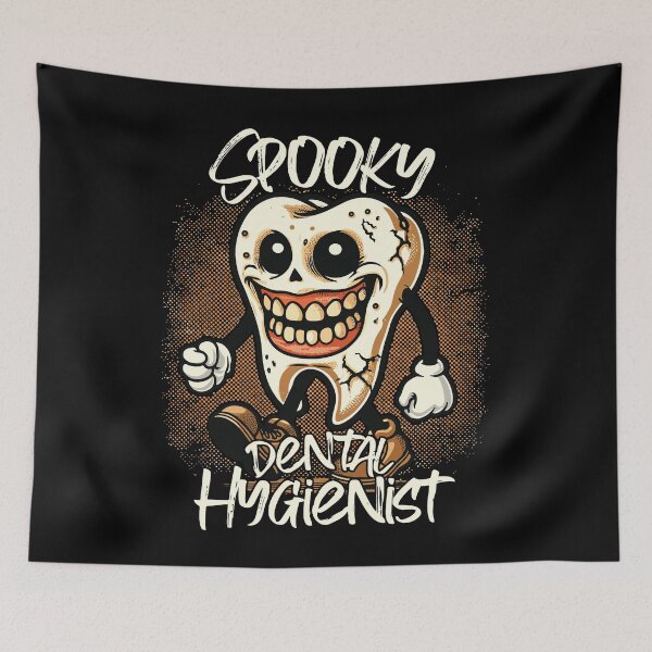 Item preview, Spooky Dental Hygienist Halloween Delight designed and sold by LuminOrb.