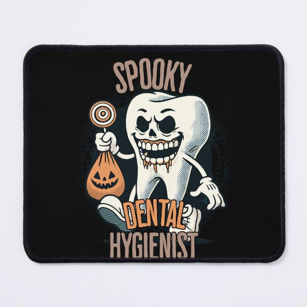 Item preview, Spooky Dental Hygienist Halloween Fun designed and sold by LuminOrb.