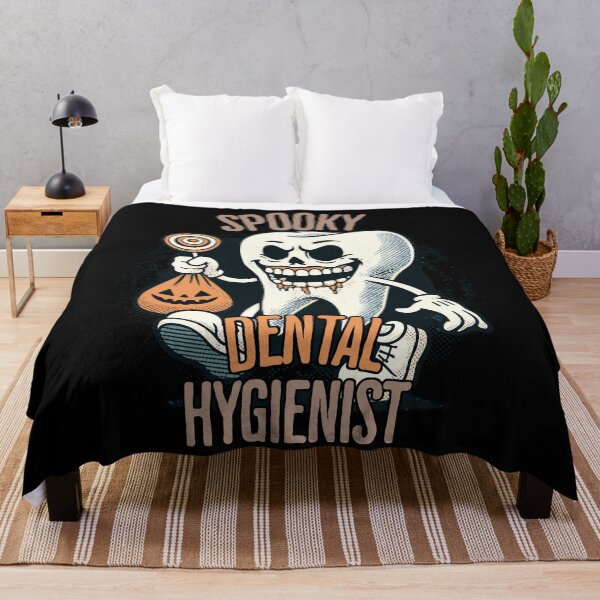Item preview, Spooky Dental Hygienist Halloween Fun designed and sold by LuminOrb.