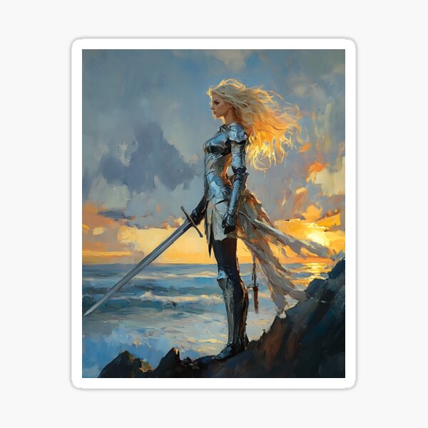 Item preview, Warrior Woman - Fantasy Art designed and sold by Seeker7Seven.