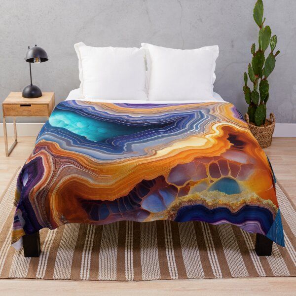 Item preview, Vibrant Geode Art – Abstract Nature Patterns designed and sold by RaiyaTees.