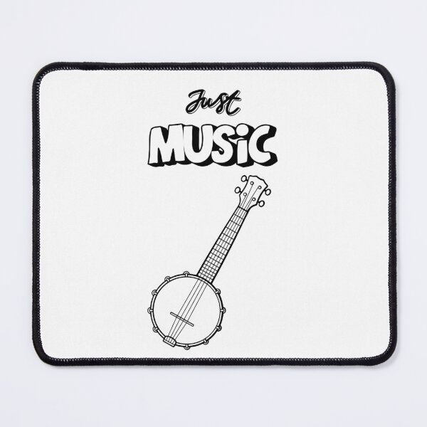 Item preview, Just Music: Banjo in Black & White designed and sold by OllisShop.