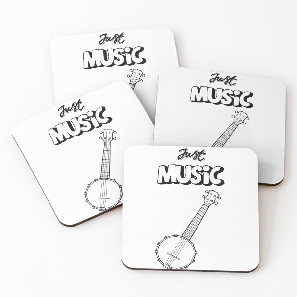 Item preview, Just Music: Banjo in Black & White designed and sold by OllisShop.