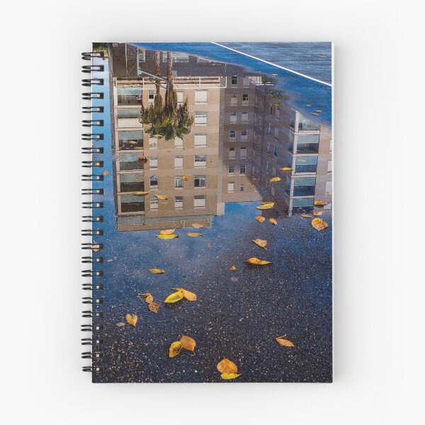 Item preview, Reflections in a Puddle, Leaves and Cityscape designed and sold by asun5.