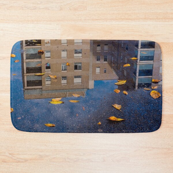 Item preview, Reflections in a Puddle, Leaves and Cityscape designed and sold by asun5.