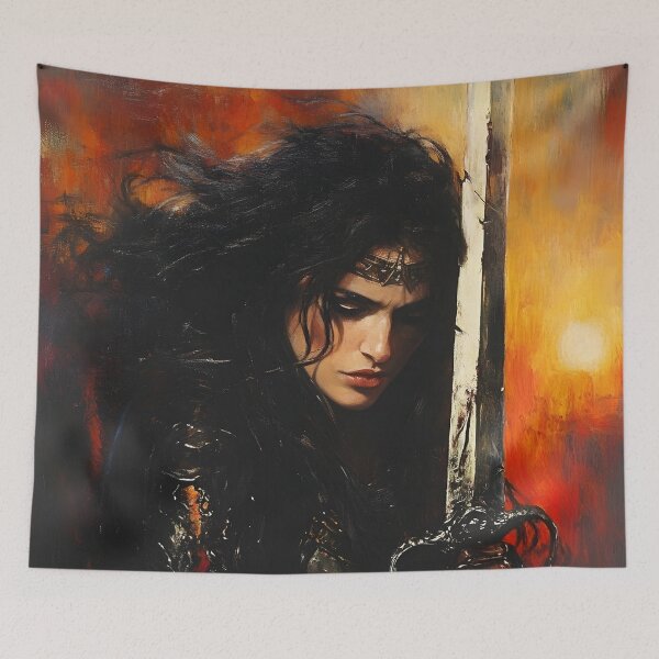 Item preview, Warrior Woman - Fantasy Art designed and sold by Seeker7Seven.