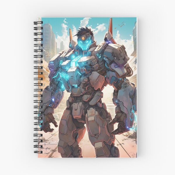 Item preview, Mech attacking a city art designed and sold by TheArtistOf2022.