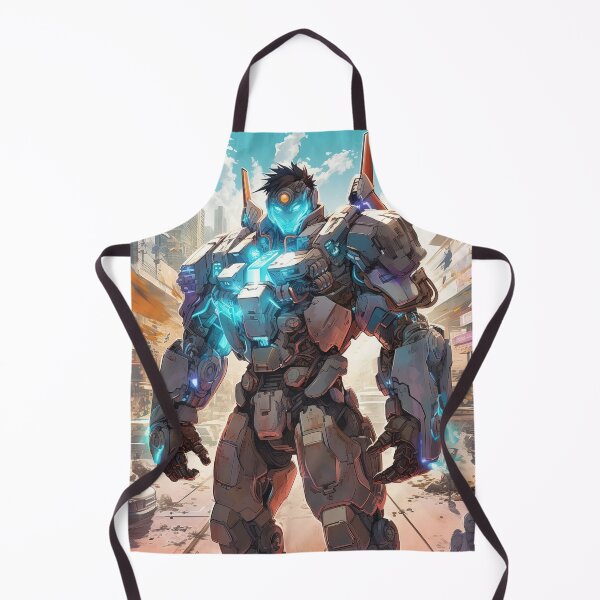 Item preview, Mech attacking a city art designed and sold by TheArtistOf2022.
