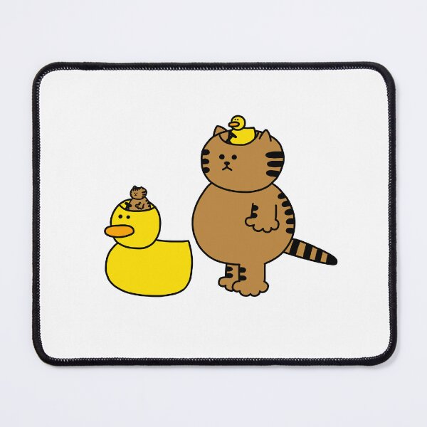 Item preview, a Cat in a duck toy and a Duck in a cat toy designed and sold by superbaechoo.