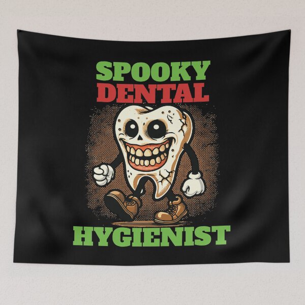 Item preview, Spooky Dental Hygienist Halloween Fun designed and sold by LuminOrb.